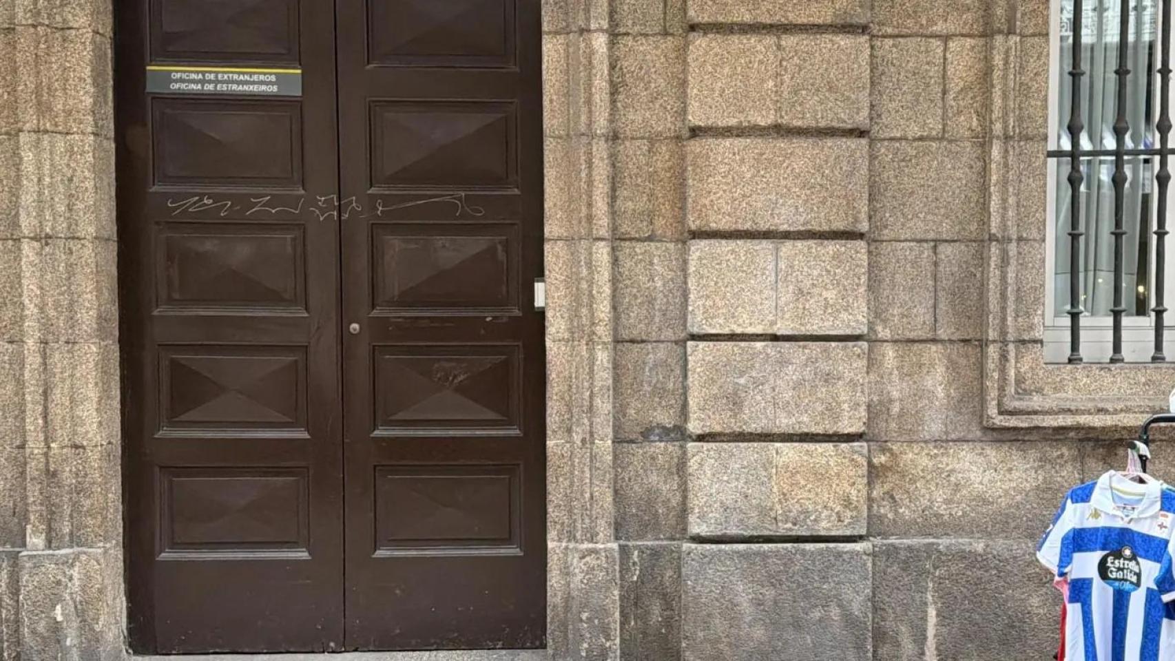 Oficina de Extranjería de A Coruña.