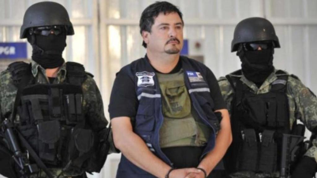 Ovidio Limón Sánchez, uno de los principales operadores del Cártel de Sinaloa, tras ser detenido.