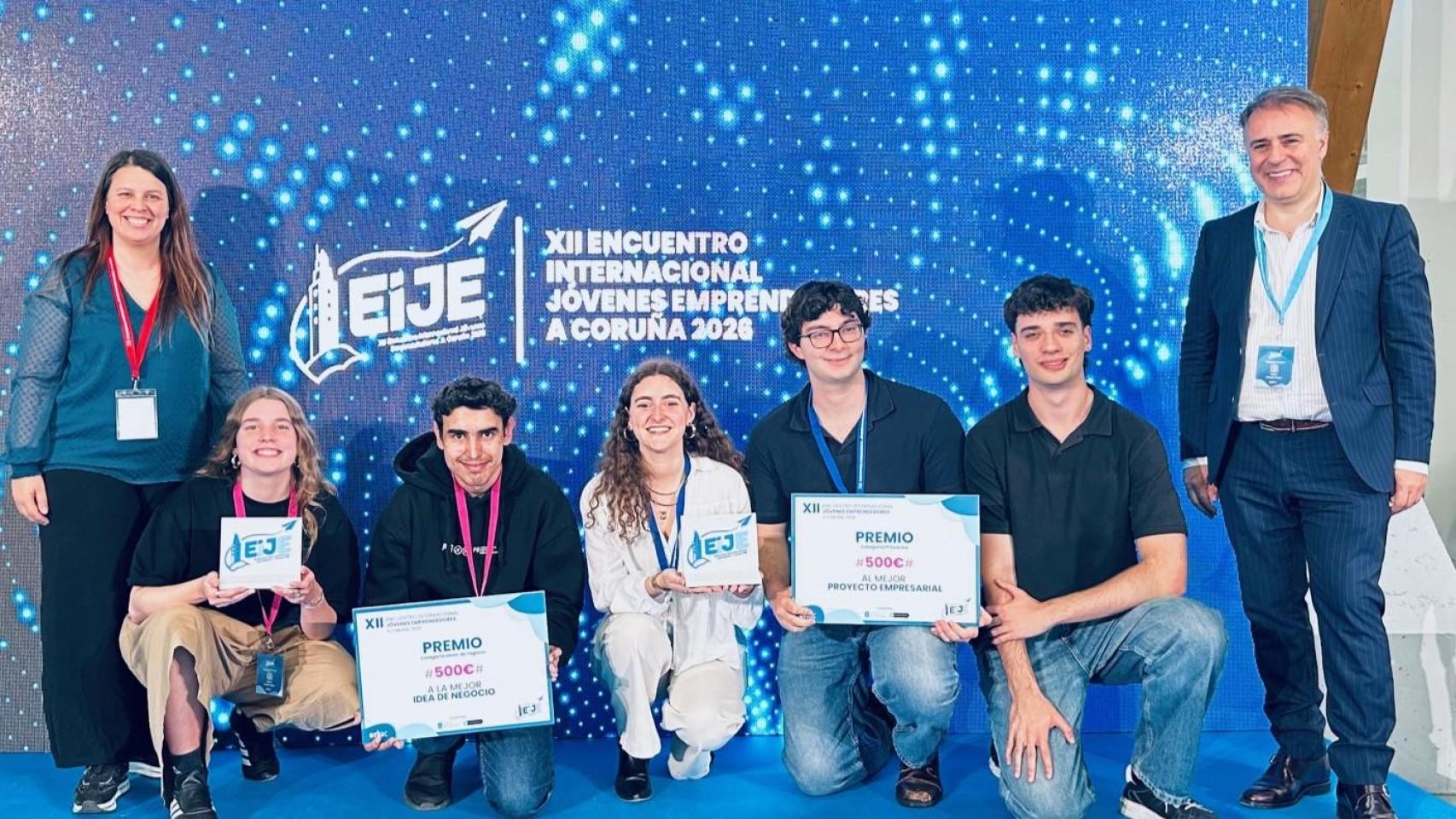 Los ganadores del Encuentro Internacional de Jóvenes Emprendedores