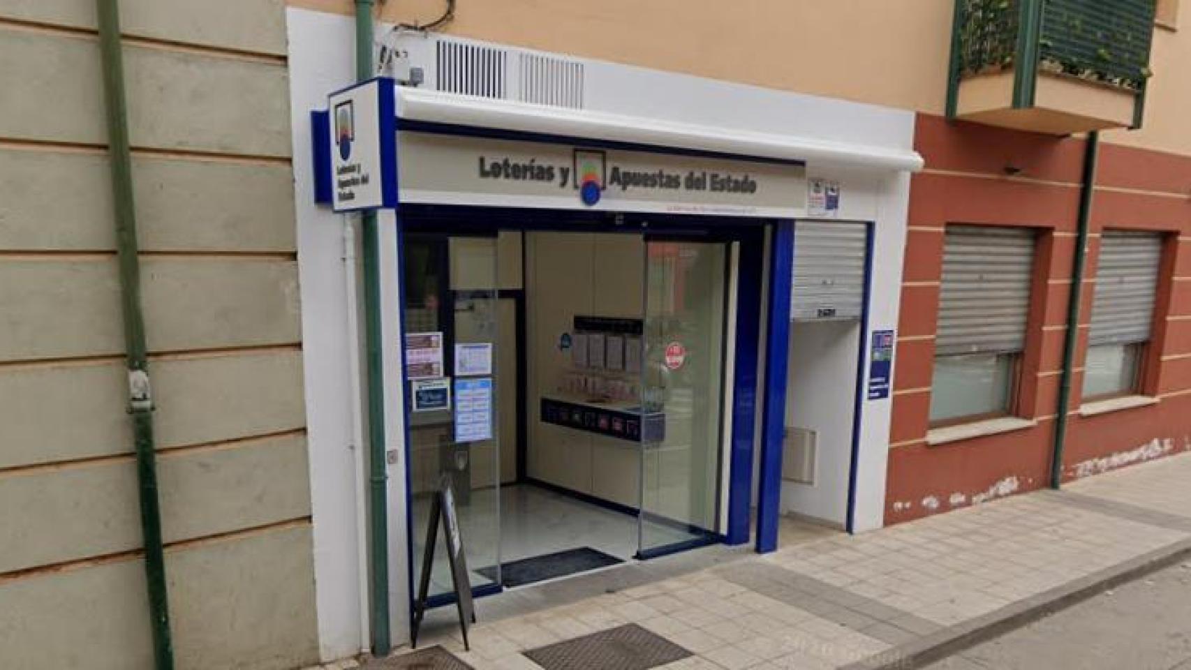 La Administración de Loterías número 1 de Peñafiel en la que fue vendido el boleto premiado con El Millón de Euromillones