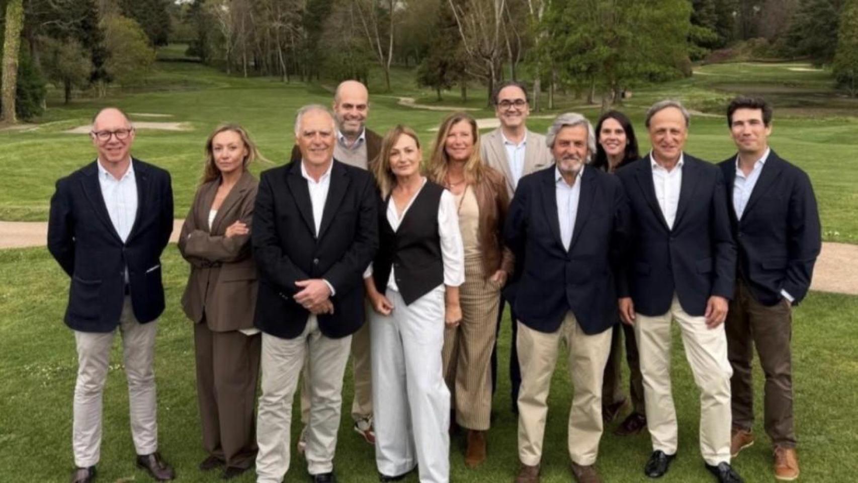 La nueva junta directiva del Real Club de Golf