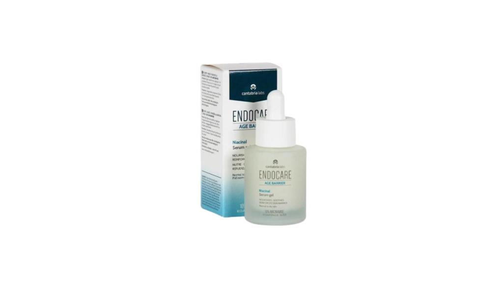 Endocare Age Barrier Niacinal Sérum, disponible en FarmaWAO por 32,69 € (antes 37,59 €).