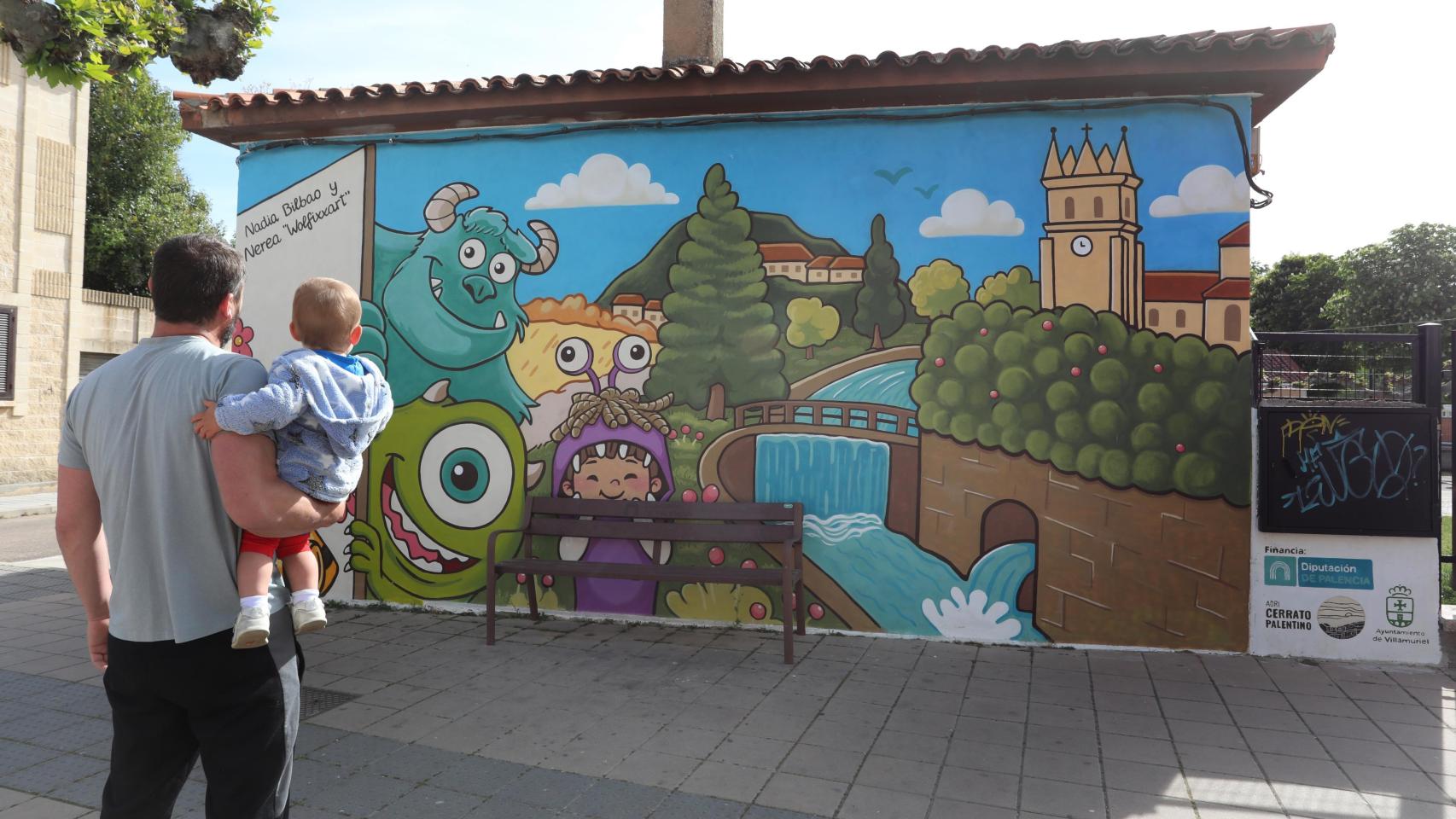 El Cerrato Palentino se convierte en escenario de cine entre grafitis y dragones