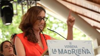 Mónica García este sábado.