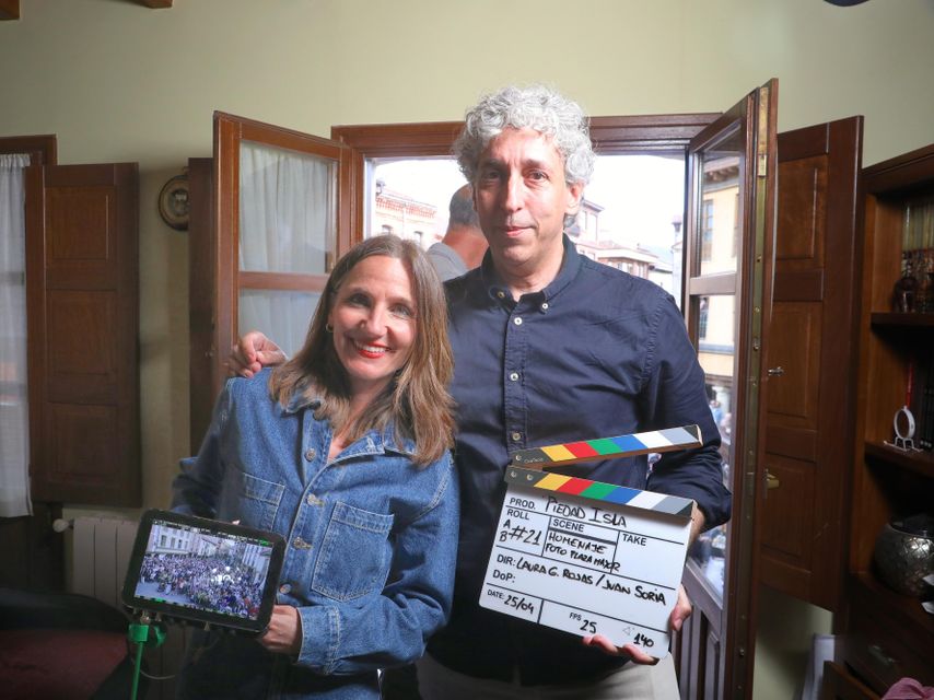 Los directores Laura García Rojas y Juan Soria
