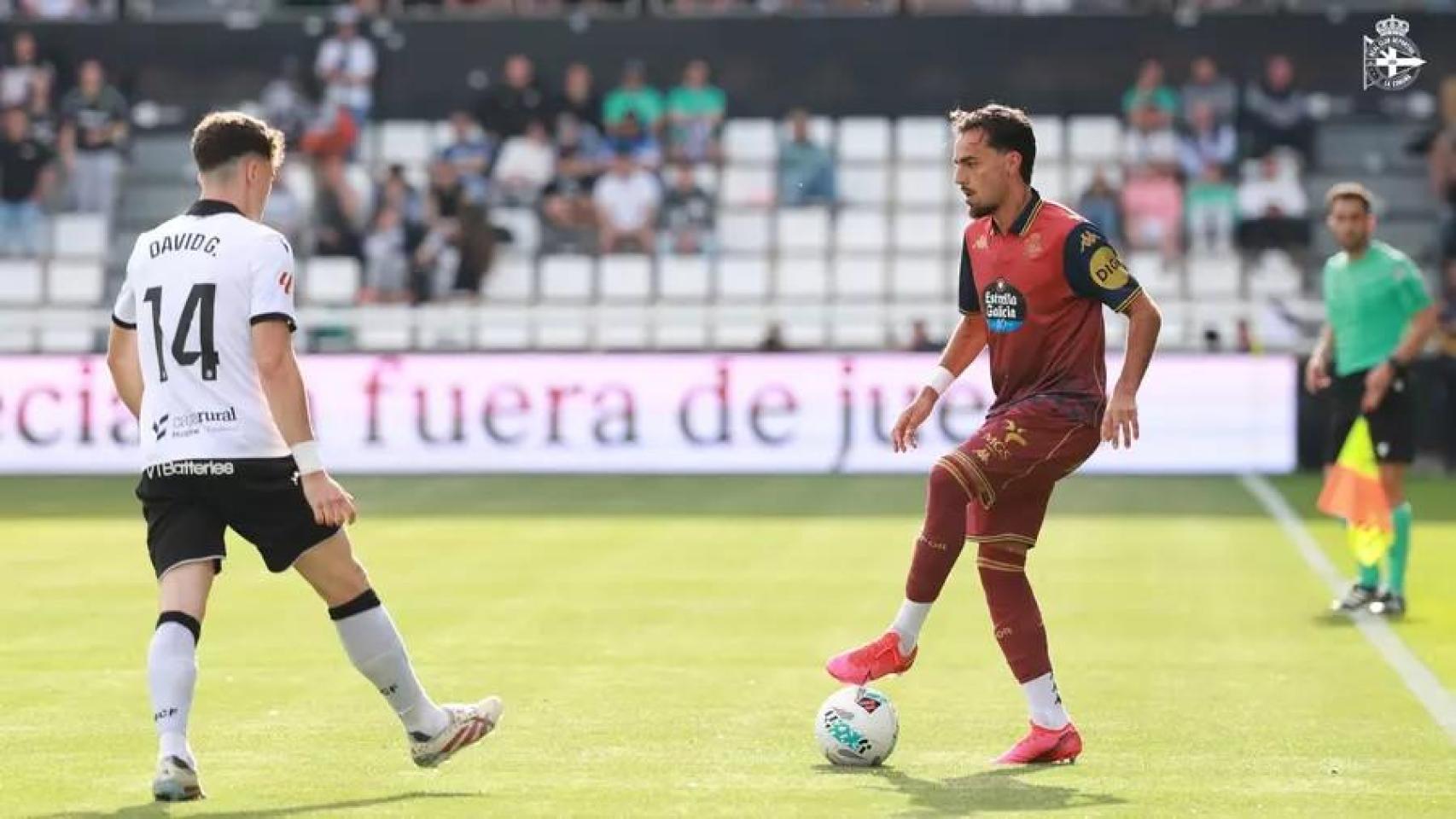 Partido entre el Burgos CF y el Dépor. 