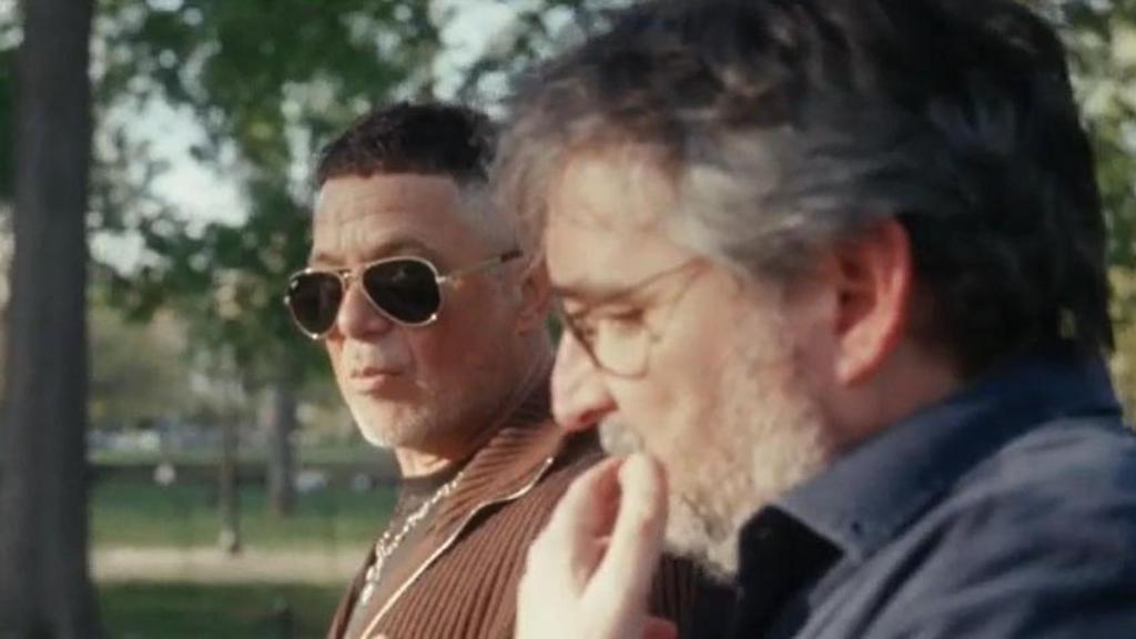 Alejandro Sanz, con Jordi Évole.