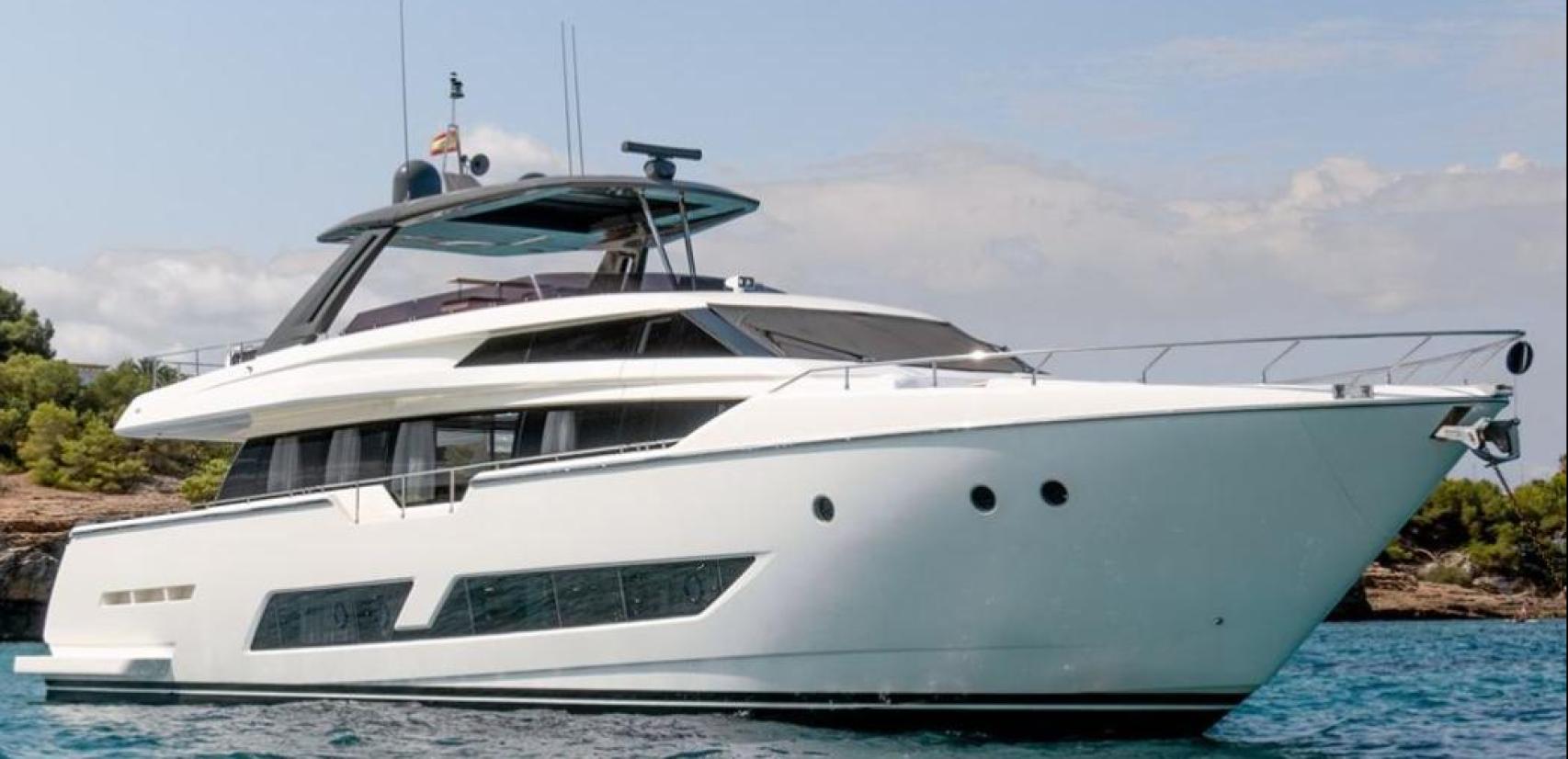 Modelo del yate para el que se habría comprado un amarre con cargo a Mazacruz, según la querella./