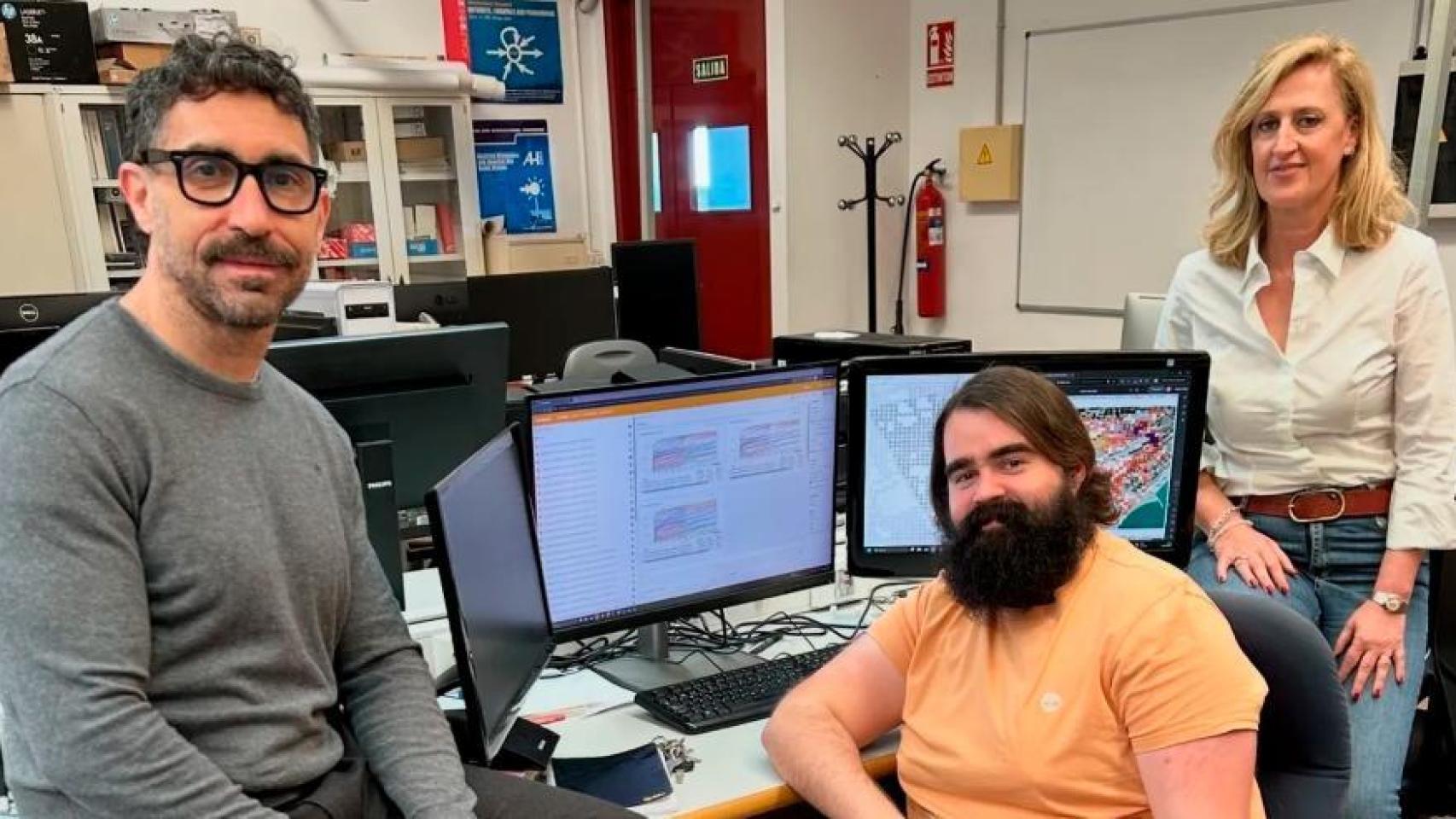 Los investigadores de la UMA que participan en el proyecto.