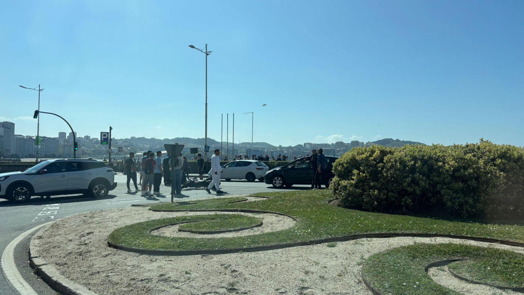 Accidente en A Coruña