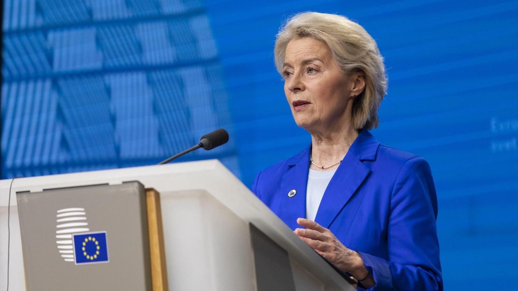 La presidenta de la Comisión Europea, Ursula Von der Leyen.