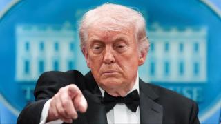 El presidente de EEUU, Donald Trump, este domingo durante una rueda de prensa en la Casa Blanca.