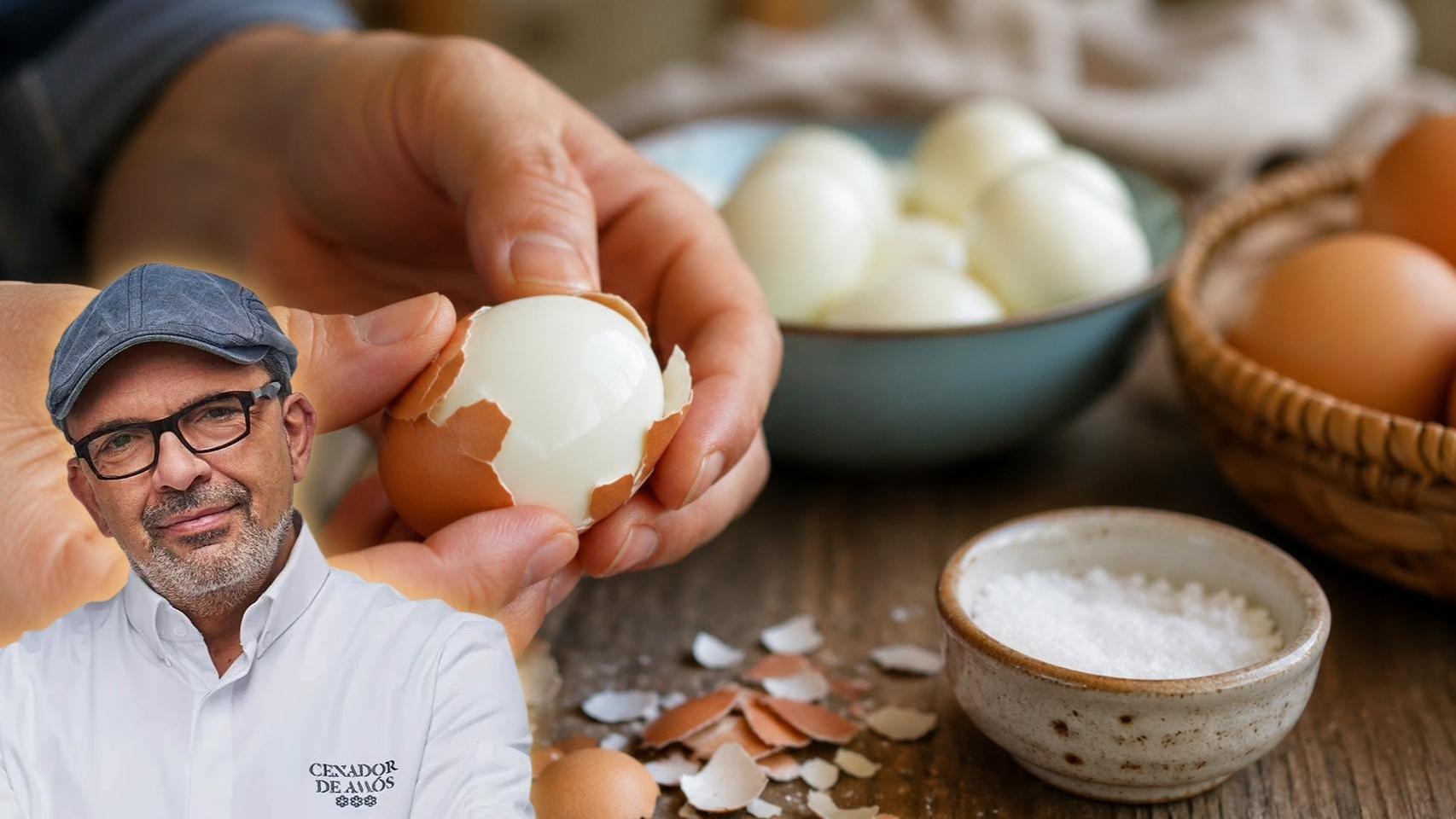 Jesús Sánchez, chef, en un montaje de El Español