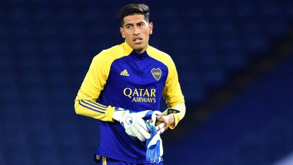 Esteban Andrada, durante su etapa en Boca Juniors.
