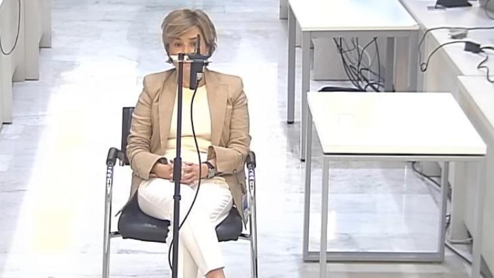 La exvicepresidenta Soraya Sáenz de Santamaría declara como testigo en la Audiencia Nacional.