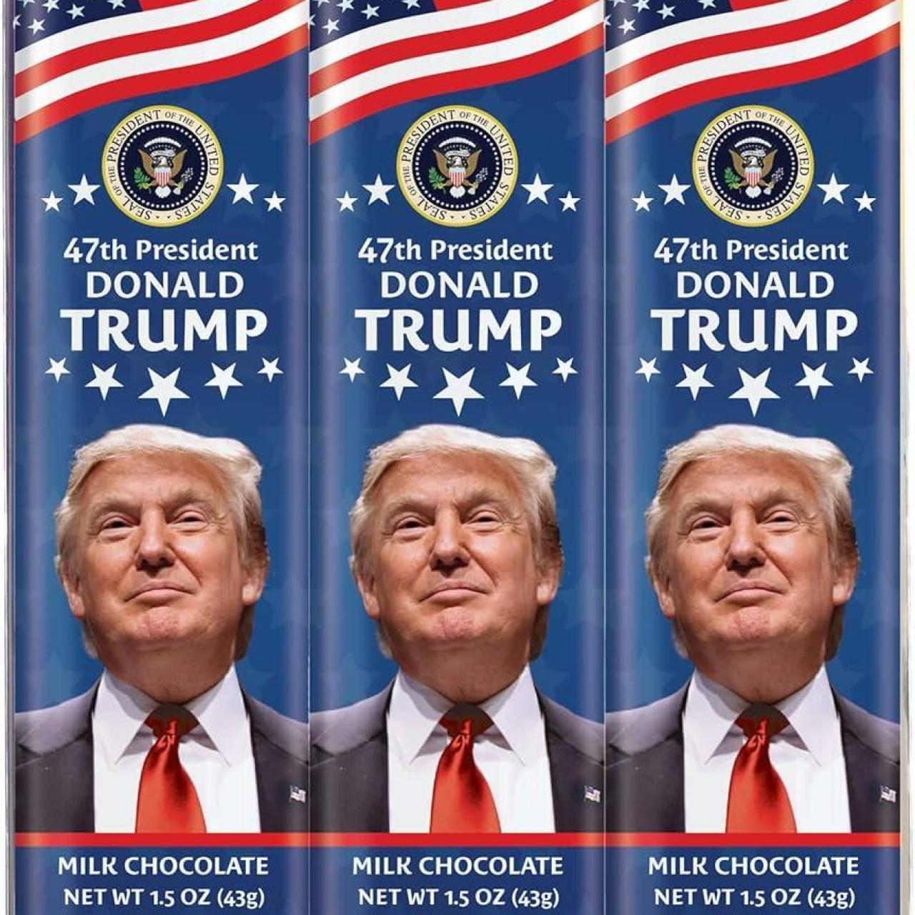 Barras de chocolate Donald Trump.