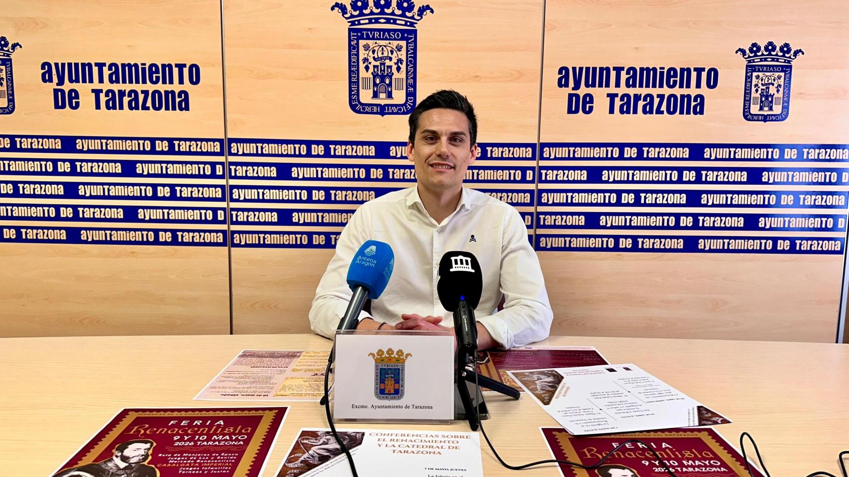 Pablo Escribano, concejal de Turismo de Tarazona.