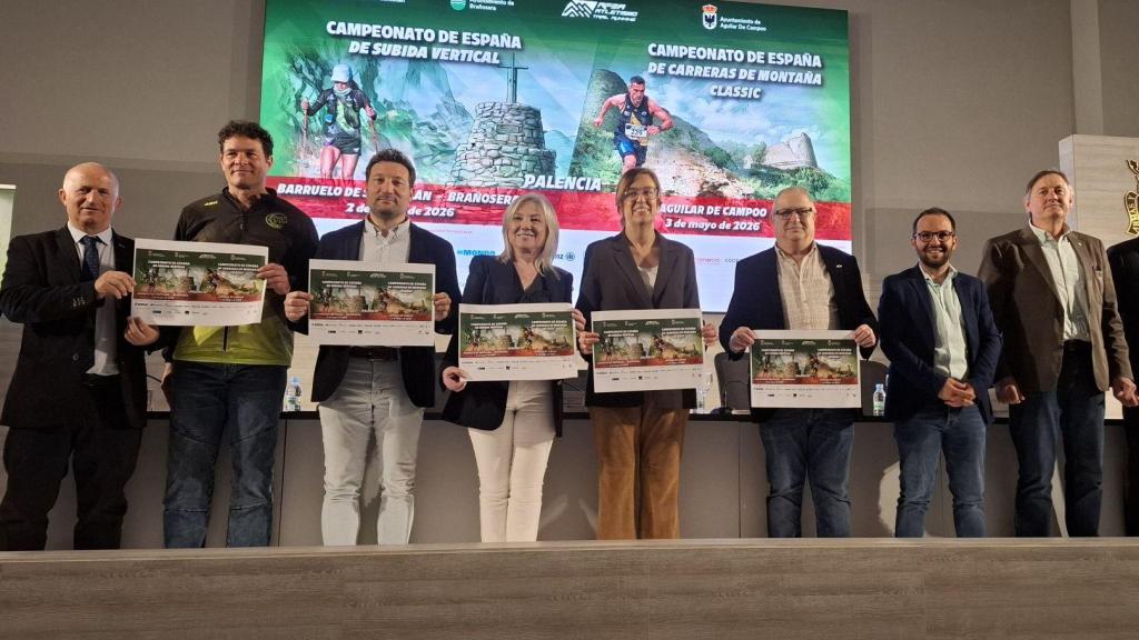 Presentación del Campeonato de España de Subida Vertical en Trail Running y del Campeonato de España de Carreras de Montaña y Trail Running en la Diputación de Palencia