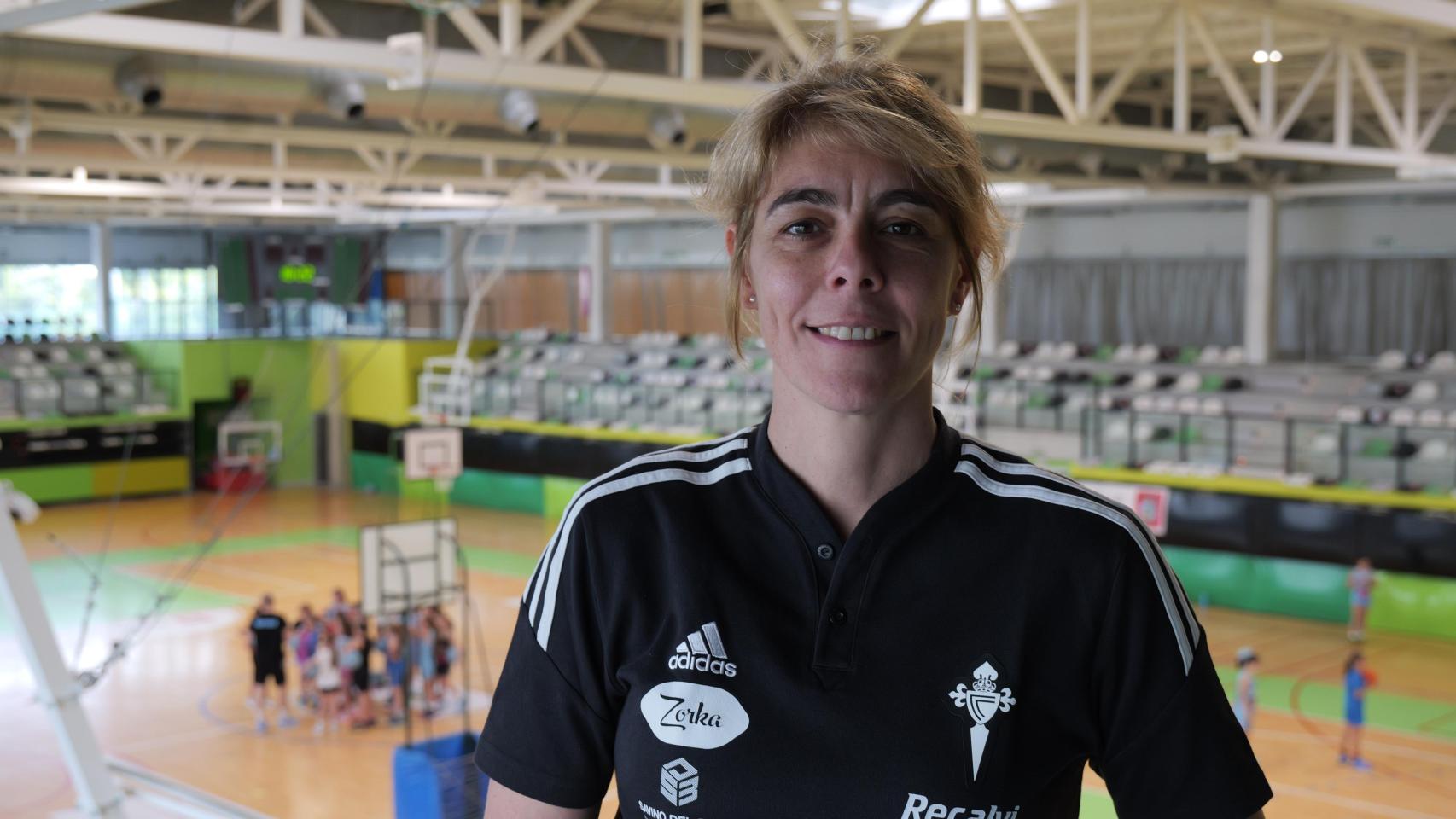 Cristina Cantero, entrenadora del Celta Baloncesto