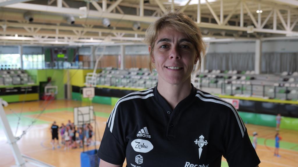 Cristina Cantero, entrenadora del Celta Baloncesto