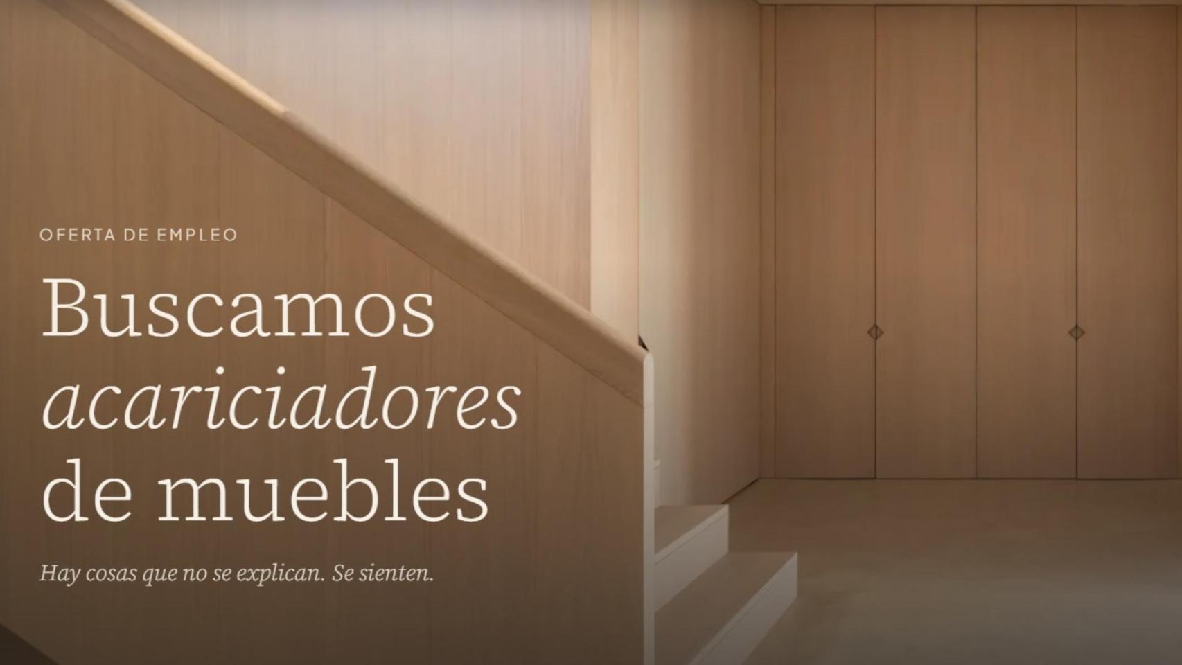 Buscan acariciadores de muebles en A Coruña.