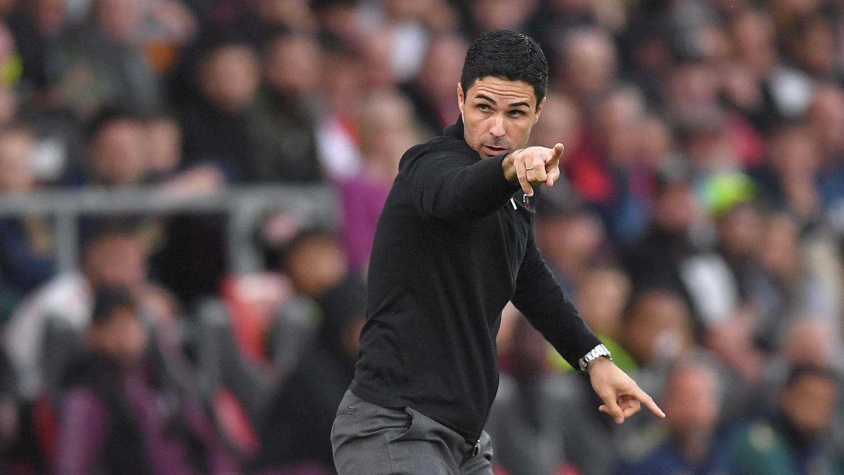 Mikel Arteta, durante un partido.