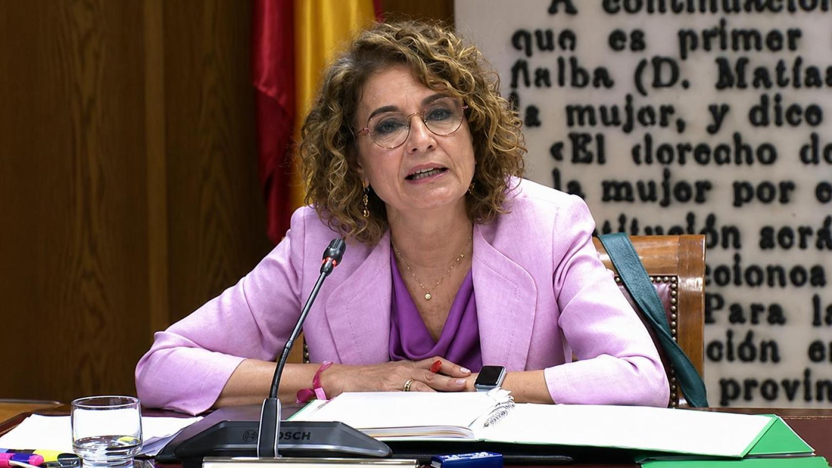María Jesús Montero Miembro del Congreso de los Diputados de España.