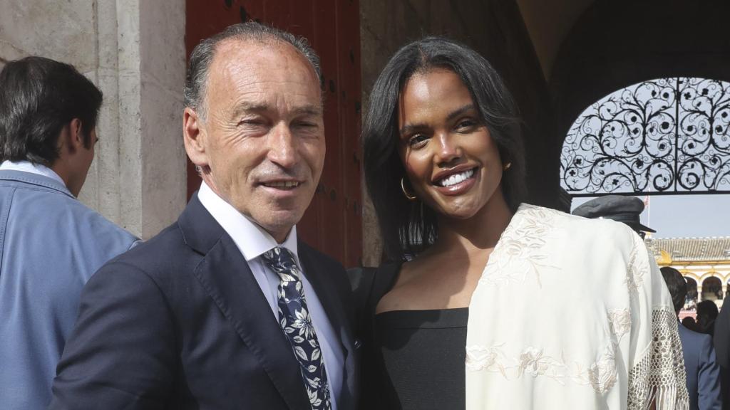 Pepín con su nueva pareja, Drágana.