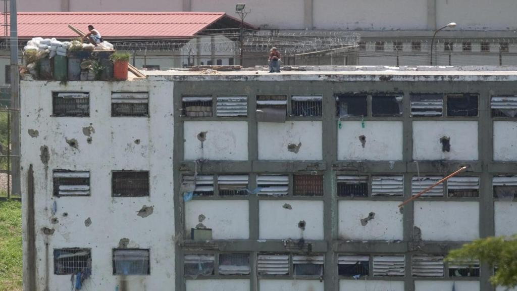 Una foto del exterior de la cárcel de Yare.