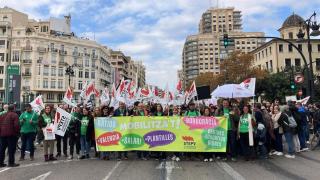 Huelga docente en Valencia. EP