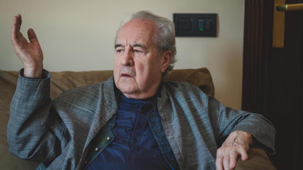 El escritor John Banville durante su entrevista en Madrid con El Cultural. Foto: Sara Fernández