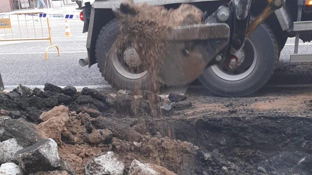 Avería en la red de agua – Avenida de Burgos