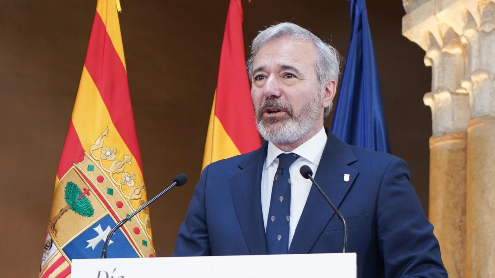 Jorge Azcón, en el Día de Aragón