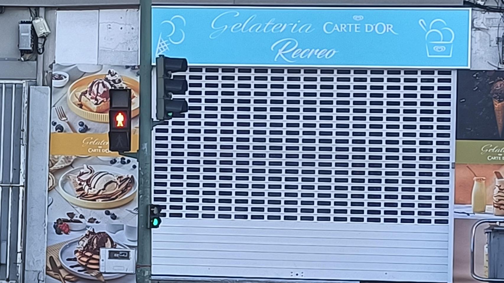 El local de la nueva heladería en Riazor