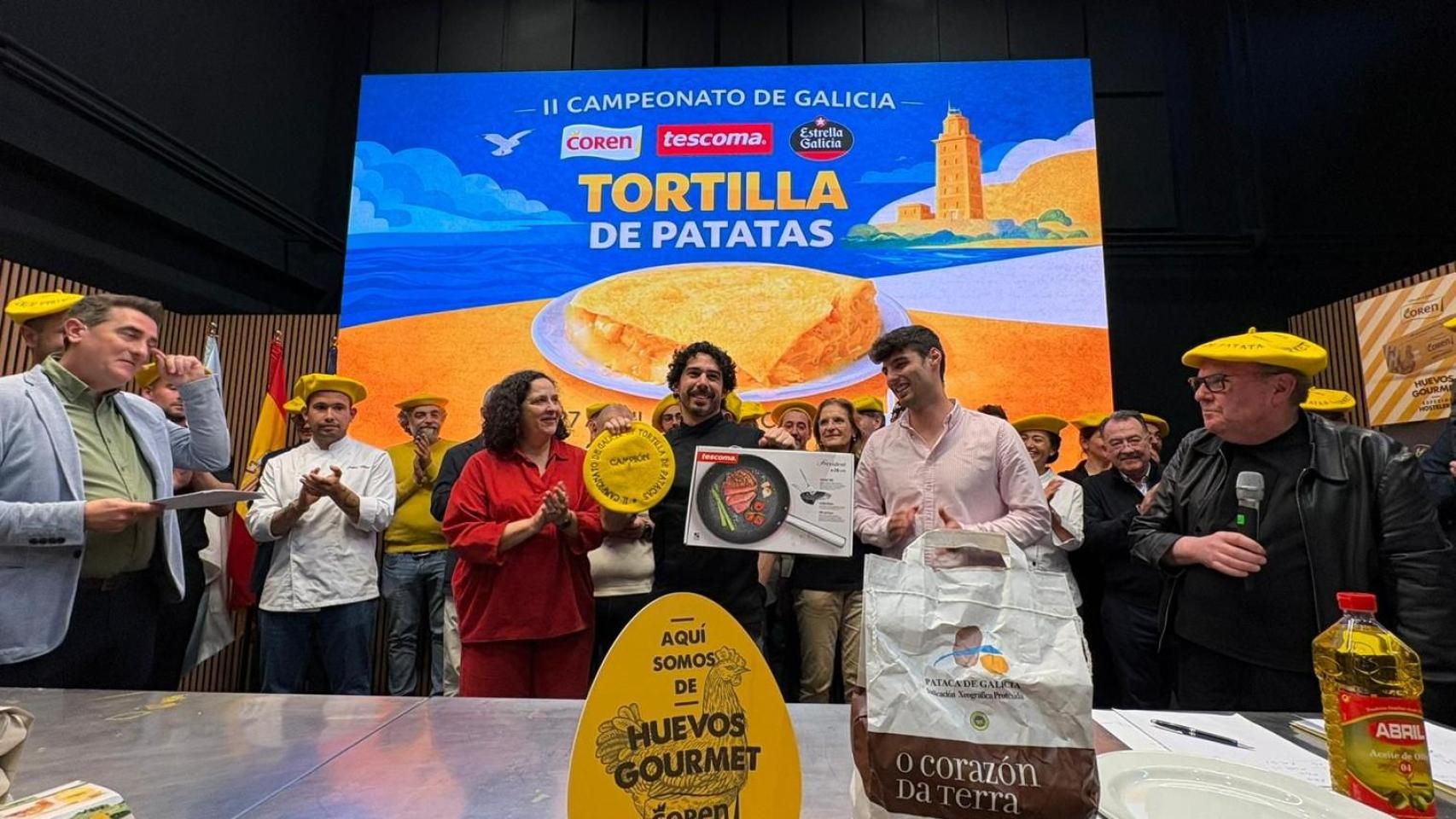 Taberna da Galera de A Coruña ganador del II Campeonato de Galicia de Tortilla de Patatas