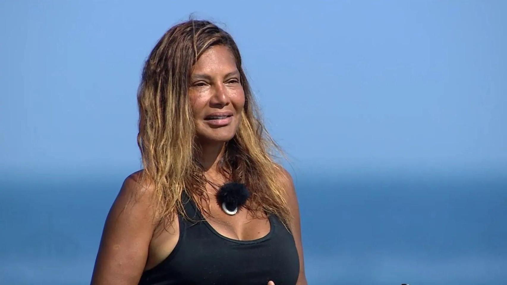 Ivonne Reyes en el 'puente de las emociones' de 'Supervivientes'.