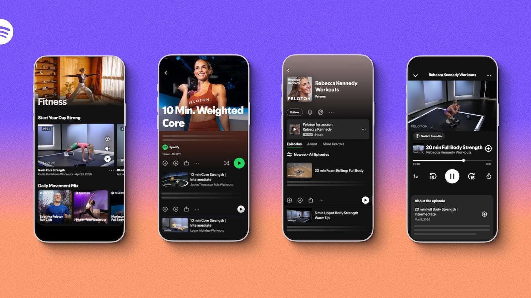 La nueva sección de Fitness en Spotify