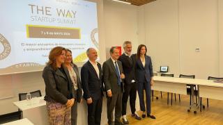 Presentación de la tercera edición de The Way Startup Summit en Vigo. 