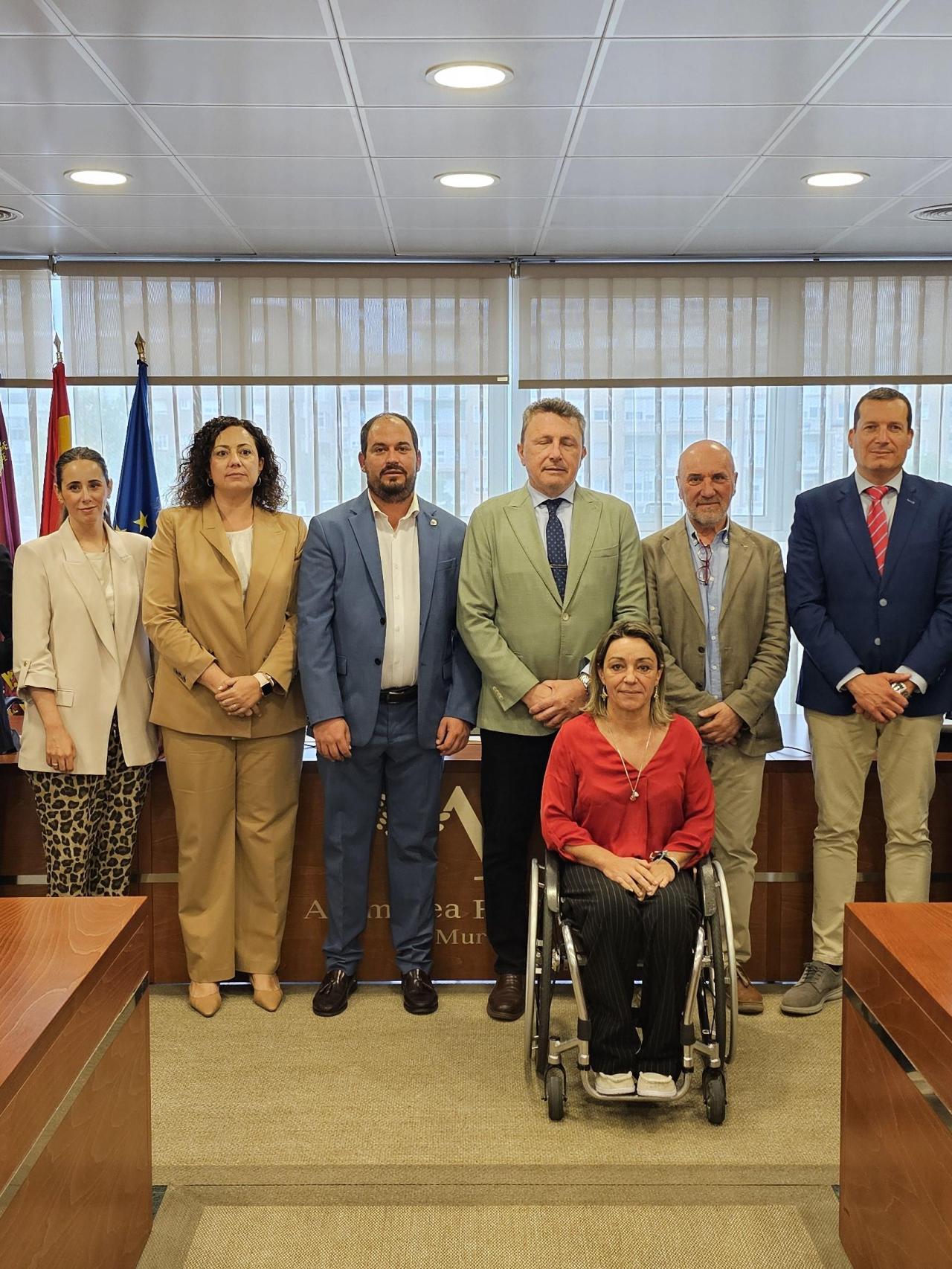 El alcalde de Los Alcázares, Mario Pérez Cervera, ante la Asamblea Regional de Murcia acerca del Proyecto de Ley de Bienes de Interés Turístico