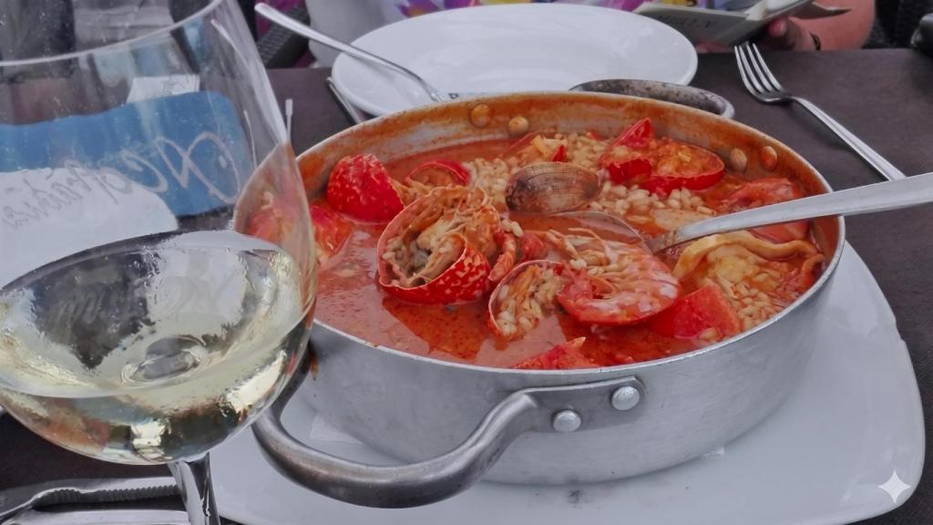 Arroz con bogavante de A Cofrafía