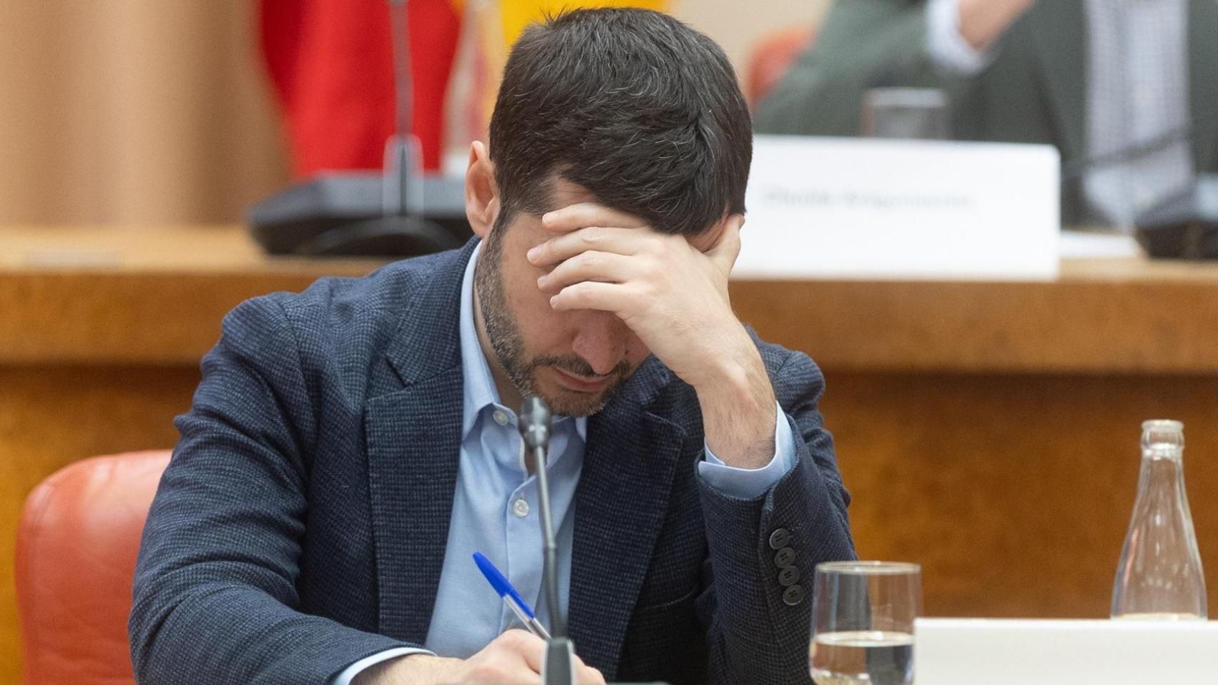 El ministro de Derechos Sociales, Pablo Bustinduy, en el Congreso.