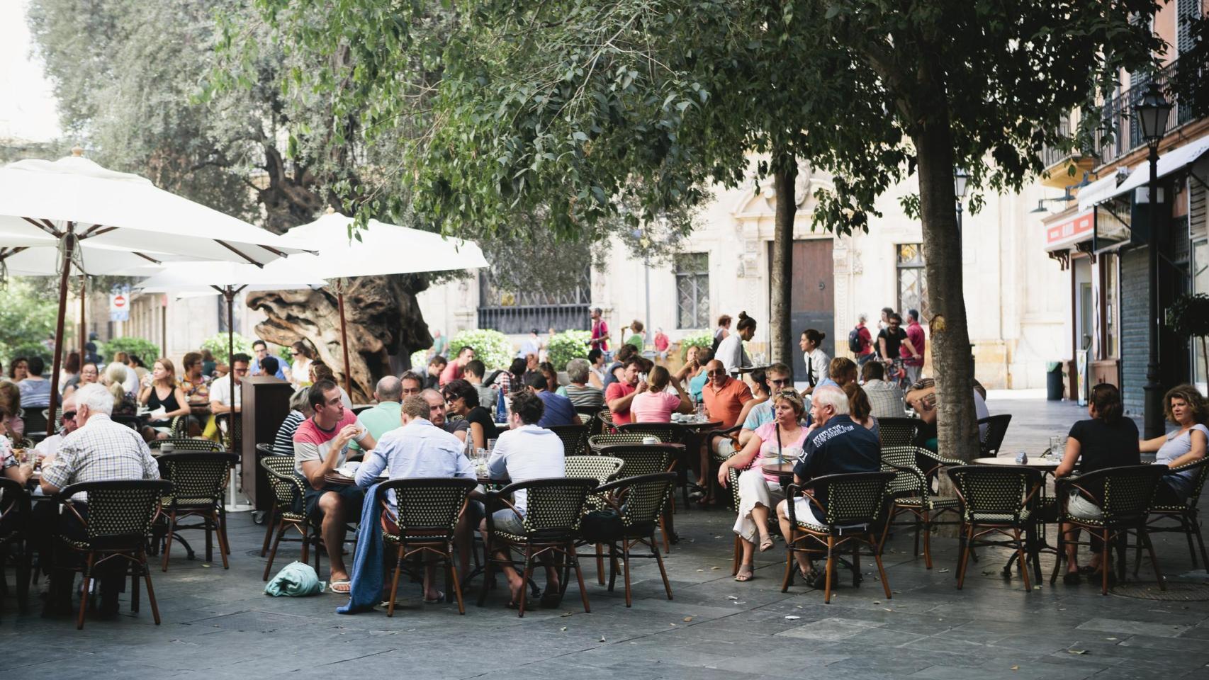 Imagen de una terraza.
