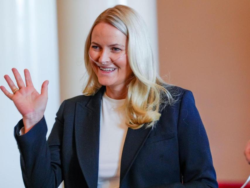 Mette-Marit, en un acto institucional hace unas semanas.
