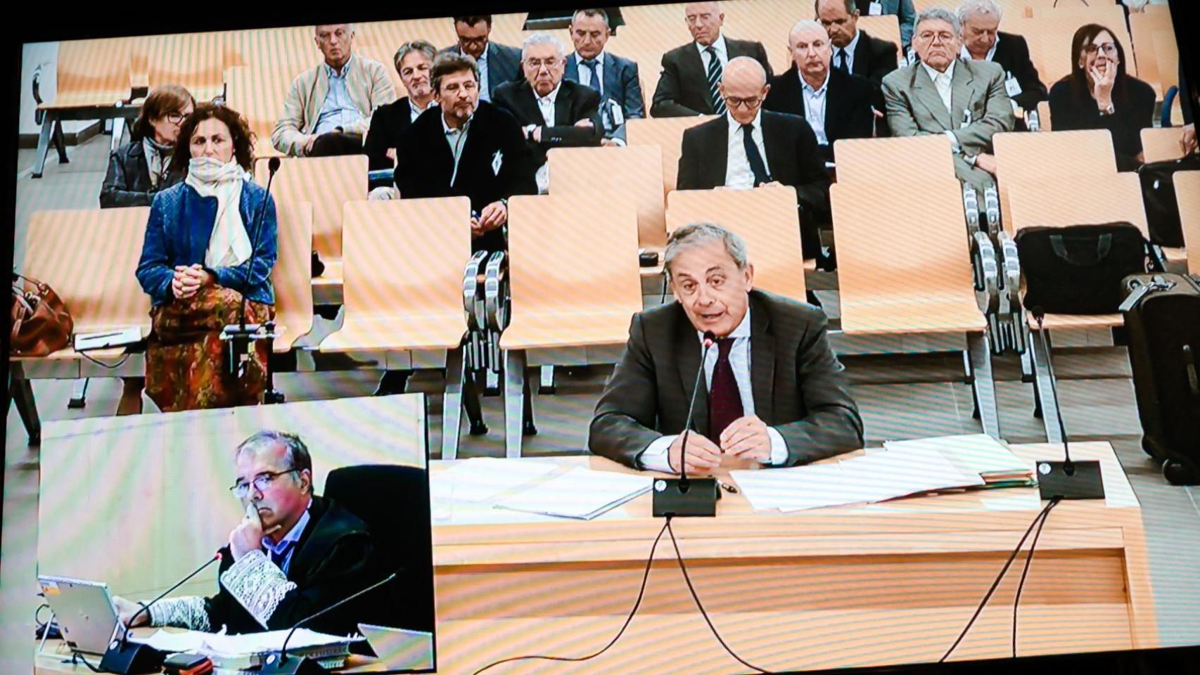 Jordi Pujol Ferrusola, durante su interrogatorio por parte del fiscal.