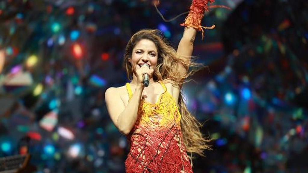 Shakira en su concierto de Coahella en 2024.