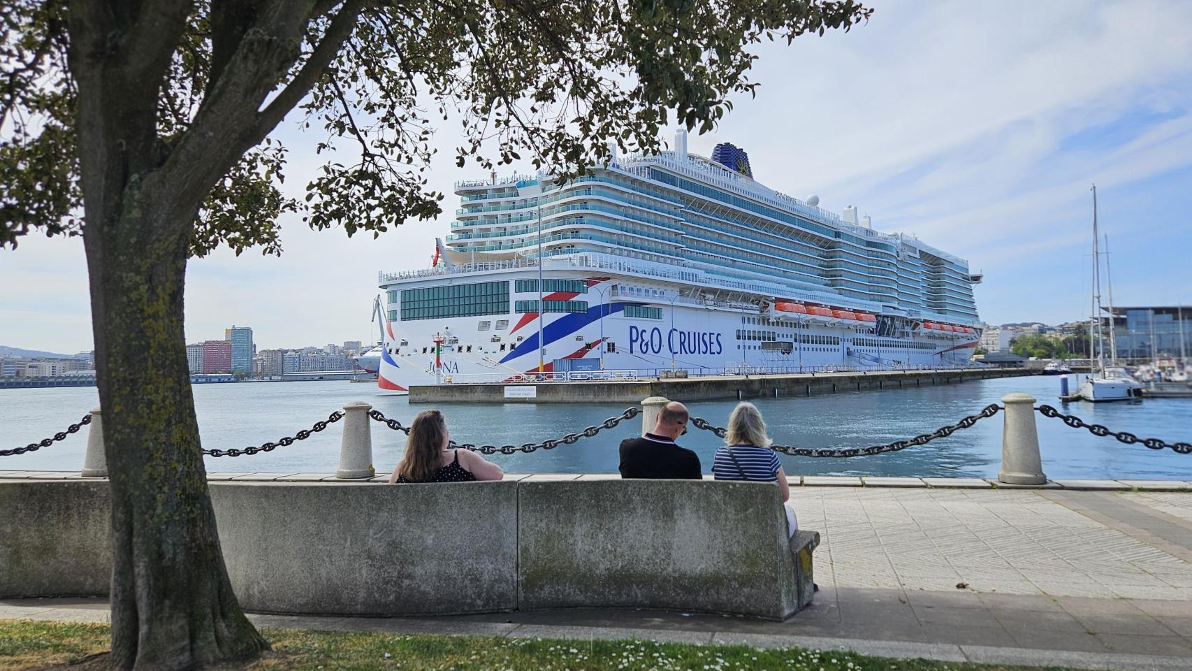 Triple escala de cruceros, el 28 de abril de 2026, en A Coruña