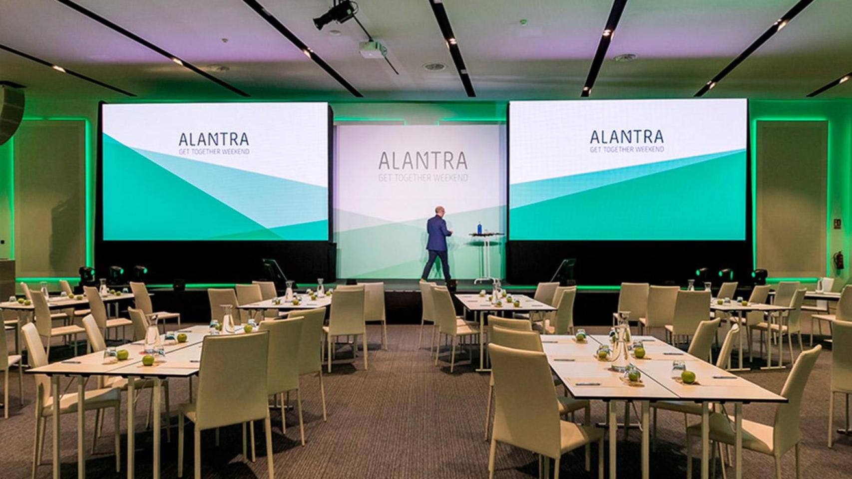 Preparación de una conferencia de inversores de Alantra.