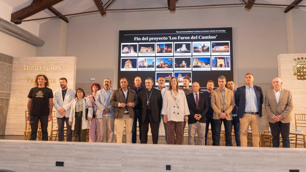 Presentación de la culminación del proyecto Los Faros del Camino en la provincia de Palencia.