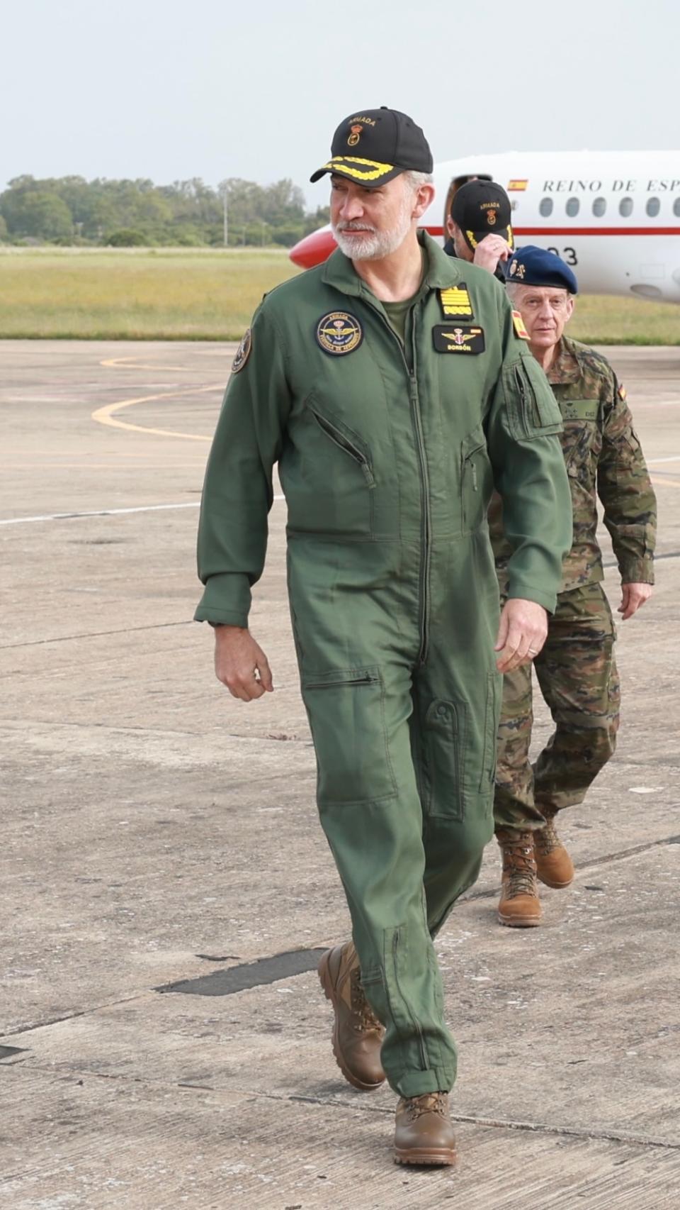 Felipe VI, este martes, en Cádiz.