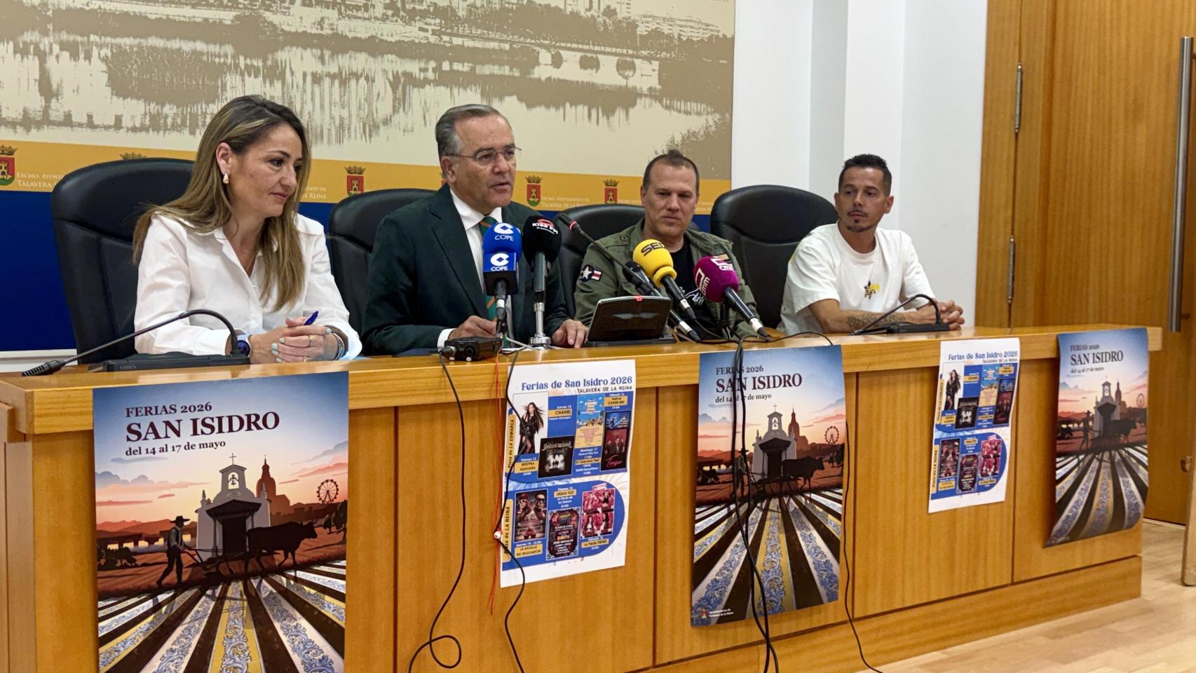 Presentación de la programación de las Ferias de San Isidro 2026 de Talavera. Foto: Ayuntamiento.